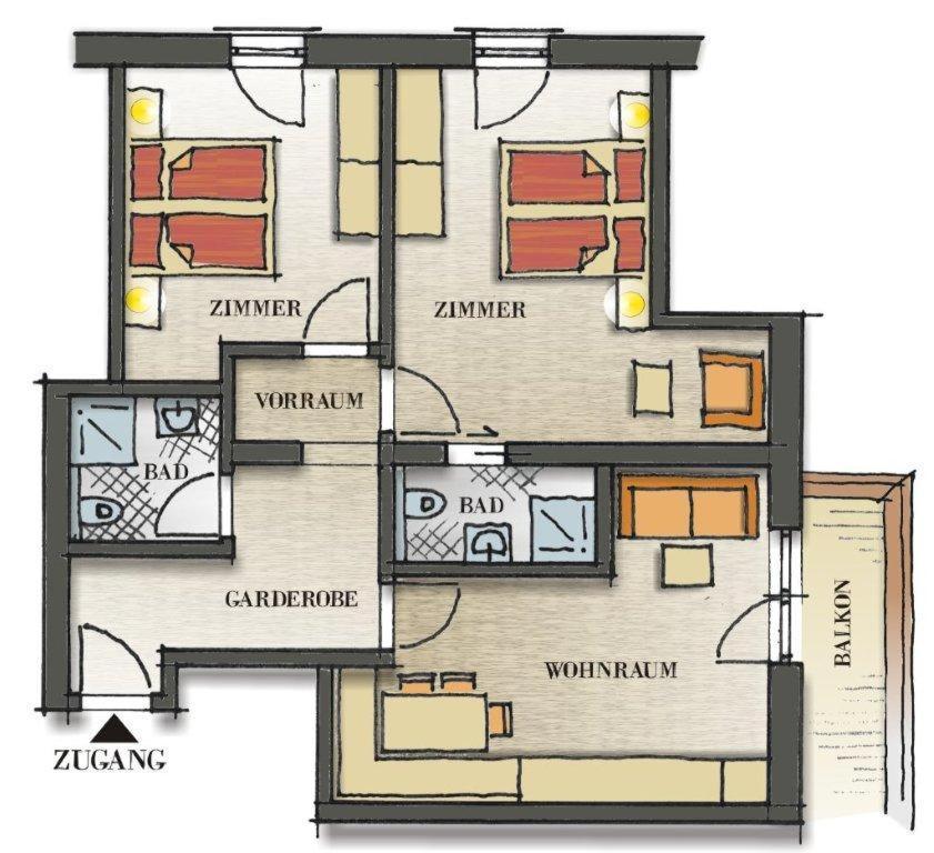 Haus Pregenzer Apartman Fiss Kültér fotó